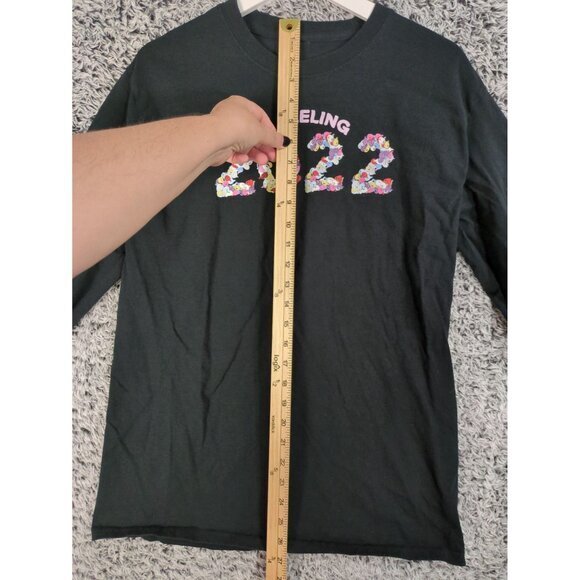 TAYLOR SWIFT Long Sleeve Top Women SZ M I'm Feeling 2022 Balloon Black Midnights - Picture 4 of 7